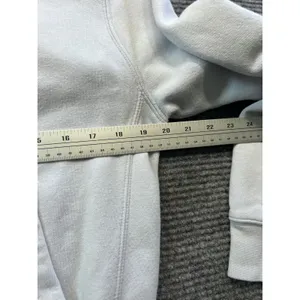 Nike Sportswear Essential Hoodie Light Periwinkle Blue Embroidered Logo Small thumbnail 4
