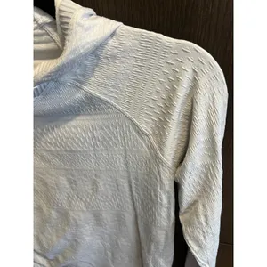 Lululemon Rest Less Seamless Hoodie in a‎ white or heathered white 8 thumbnail 2
