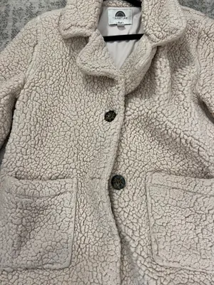 Tilly’s Teddy Sherpa Double-Breasted Coat thumbnail 2
