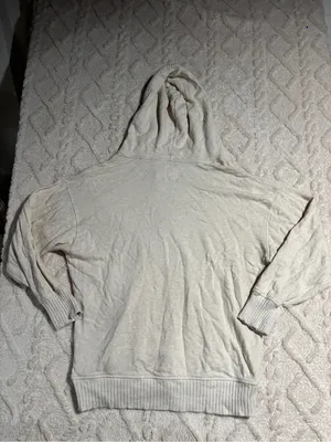Aerie medium cream hoodie thumbnail 4