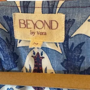 Beyond by Vera Poppy Dress, Pomegranate Blue M thumbnail 4