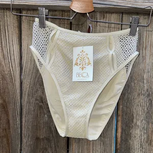 BECCA Crochet High Waist Bikini Bottoms Size Small thumbnail 2