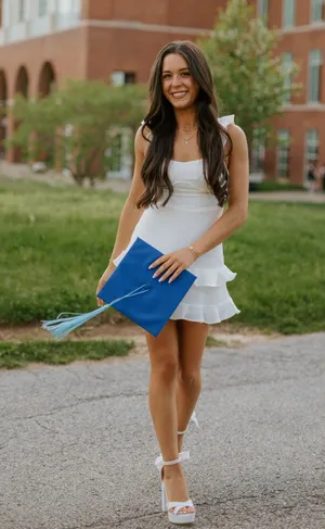 White Dress Shein thumbnail 1