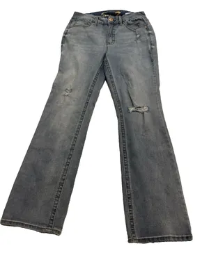 7 For All Mankind Tummy less High Rise Slim Bootcut Medium Wash Jeans Sz 12 thumbnail 1