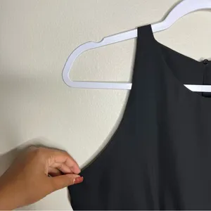Zara Black Side Cutouts Tie‎ Front Sleeveless Blouse thumbnail 3