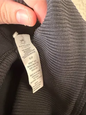 aerie Black Knotted-Back Strappy Bralette thumbnail 3