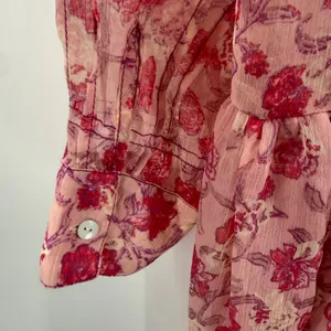 Free People Dress Womens Medium NEW See It Through Pink Boho Maxi Sheer NWOT thumbnail 11