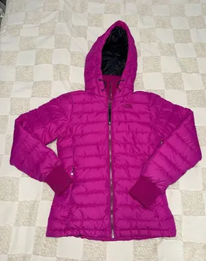 The North Face Fuchsia‎ Hooded 600 Down Jacket size XS thumbnail 1