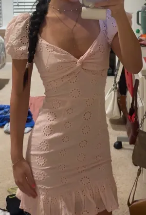 Hello Molly Pink Mini Dress thumbnail 2
