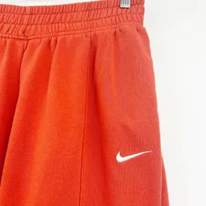 Nike Womens Orange Rogue Oversized Fleece Streetwear Jogger‎ Sweatpants Size M thumbnail 2