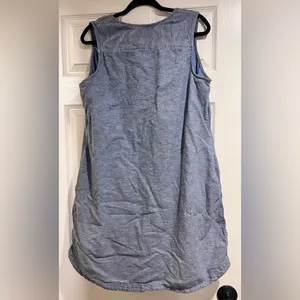 Time and Tru sleeveless chambray dress thumbnail 5
