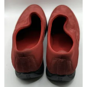 Covington Womens Size 7M Red Suede Leather Slip On Shoes Pre Owned‎ thumbnail 4