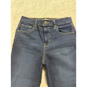 Levis 720 High Rise Super Skinny Jeans Dark Wash Indigo‎ Blue Denim 26x30 thumbnail 3