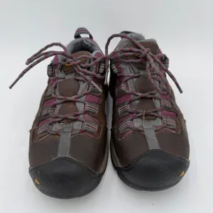 Keen Women's Utility Brown Leather Detroit XT Steel Toe Shoes Size 7.5 thumbnail 3