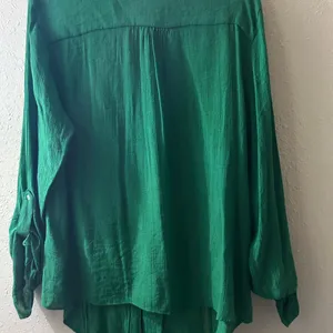 Zac & Rachel Vibrant Green Blouse thumbnail 3