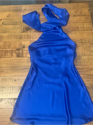HELLO MOLLY Luxe‎ Arrival Satin Mini Dress thumbnail 2