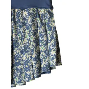 Aerie Offline Real‎ Me Pleated Tennis Skort Women Medium Blue Floral Golf thumbnail 5