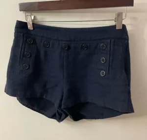 Nautical Button Font Sailor Shorts Size 28 Lined thumbnail 1