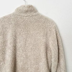 [Pendleton] Cream Full Zip Flannel Flap Pocket Fleece Sherpa Jacket Size Small S thumbnail 7