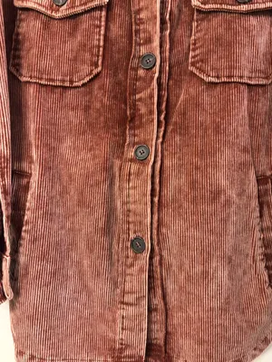 Zenana Outfitters Corduroy Shacket thumbnail 2