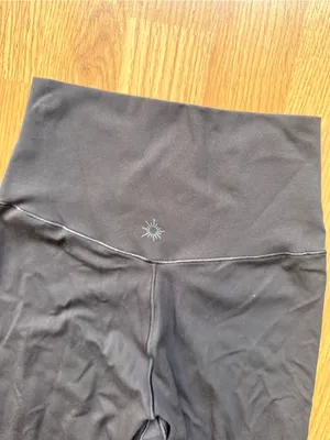OFFLINE By Aerie Real Me High Waisted Crossover Flare Legging Brown Small thumbnail 5