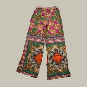Flying Tomato Womens Wide Leg Palazzo Pants Baroque Scarf Print Multi M IP4907 thumbnail 3