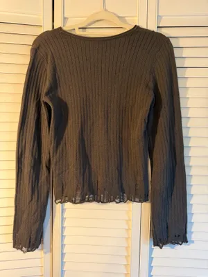 Edikted Army Green Sweater thumbnail 2
