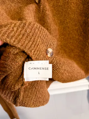 Commence Brown Cropped Cardigan thumbnail 6