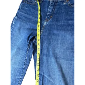 Levis 512 Perfectly Slimming Straight Leg Jeans Medium Wash Blue Denim W30 L30 thumbnail 5