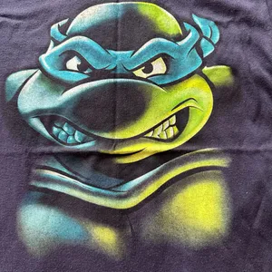 Anvil Teenage Mutant Ninja Turtles Leonardo Navy Blue T-shirt Size Medium thumbnail 3