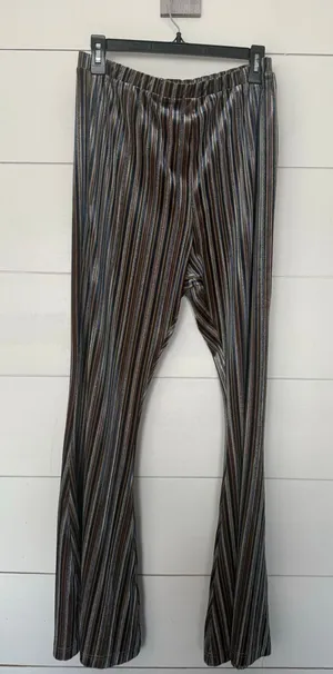 Natural Life Women’s XL Joplin Boho Hippie Wide Leg Velvet Pants Bell Bottom thumbnail 1