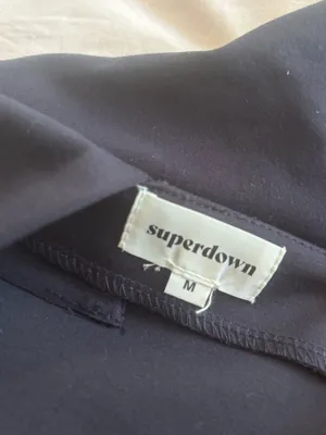 Revolve superdown Mini Dress Navy Blue thumbnail 5