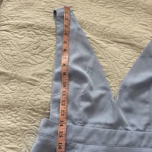 New Superdown Kaelyn Pinafore Mini Dress‎ Light Blue Size M thumbnail 11