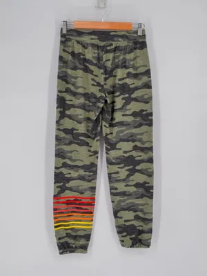 PJ Salvage Camo Rainbow Stripe Lounge Set Sweatshirt & Joggers XS thumbnail 7