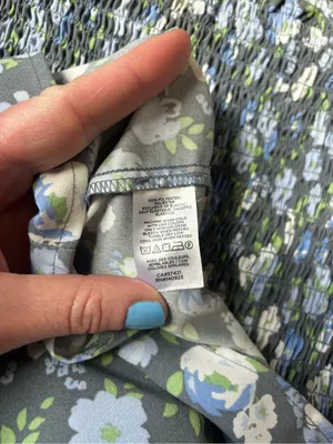 Loft Floral Smocked Mini Dress thumbnail 6
