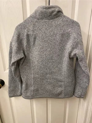 Patagonia Heather Gray 1/4-Zip Women's Sweater Fleece thumbnail 6