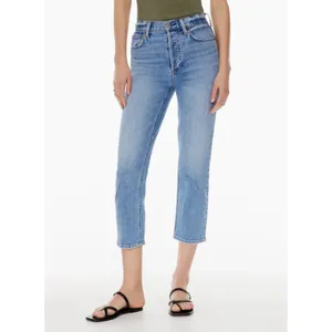 Denim Forum The Arlo Hi-Rise Straight Jean, size 25” thumbnail 2