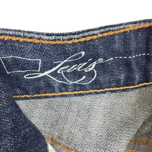 Levi's Medium Wash Slight‎ Curve Straight Leg Mid Rise Cotton Jeans Size 31 x 34 thumbnail 4