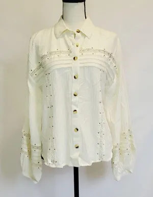 Button Up Blouse NWT thumbnail 4