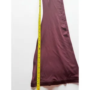 Aerie Offline Real Me Crossover High‎ Waisted Flare Leggings Burgundy XS thumbnail 3