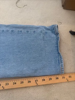 Levi’s Ribcage Straight Blue Denim High Rise Jeans Size 28 thumbnail 12