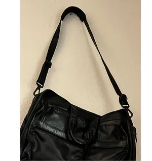 Tumi 9621D3 Alpha Black Leather Expandable Messenger shoulder Laptop thumbnail 3