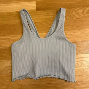Spiritual Gangster Amor Cropped Tank Light Blue Size XS/S Seamless Ribbed‎ Yoga thumbnail 3