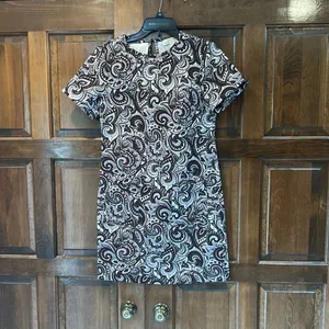 Michael‎ Kors Paisley Print Dress Women’s Size XS Short Sleeve A-Line Poly Crepe thumbnail 5