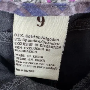 Nori Y2K Womens Brown Stretch Twill Flare Pants Double Button Pocket Size 9 thumbnail 6