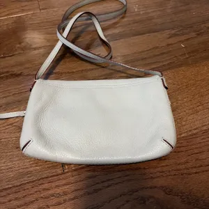 Kate‎ Spade Crossbody Bag Pebbled Leather Gray Zipper Flap Small Preppy Chic thumbnail 4