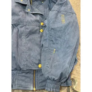 Descente Ski Jacket Womens Blue Vintage Insulated Bomber D7-9658 Size 10 thumbnail 9