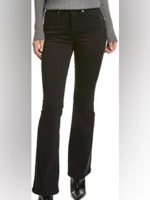 Good American Good Legs Flare Black High-Rise Jeans thumbnail 4