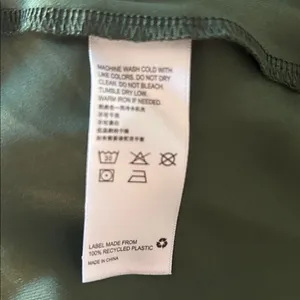 SUPESU Satin Midi Slip Dress Adjustable Spaghetti Strap, Green, Size XS, NWT thumbnail 11