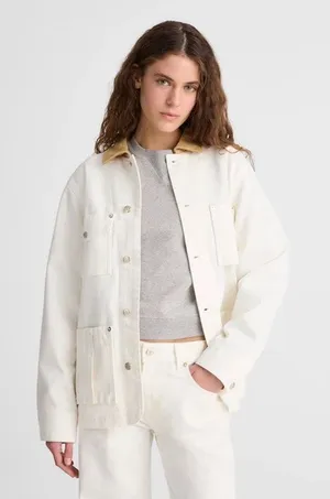 Madewell Benjamin Talley Smith The Fairview Barn Jacket in Chalk Wash Small NWT thumbnail 1